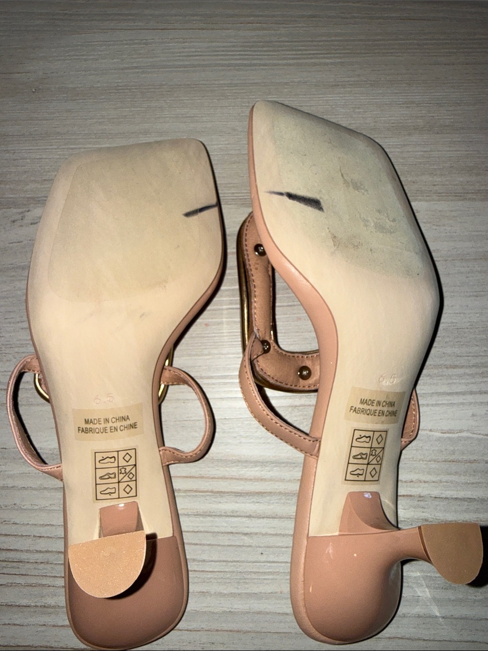 Jeffrey Campbell Linq Leather Ornamented Thong Sandals - Picture 4 of 4